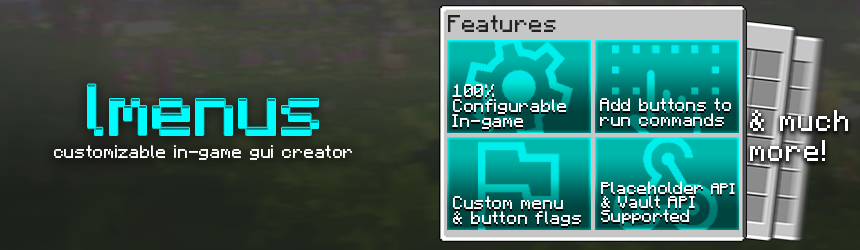 LMenus | In-Game GUI Creator | Shops, Kits & Menus | SpigotMC - High ...